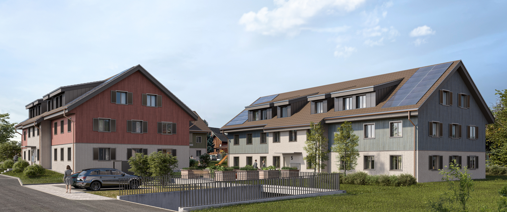 Neubau 3 Mehrfamlienhäuser